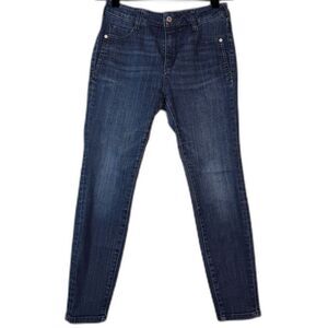 Pilcro Anthropologie High Rise Denim Leggings Jeans Women 28 Blue Stretch